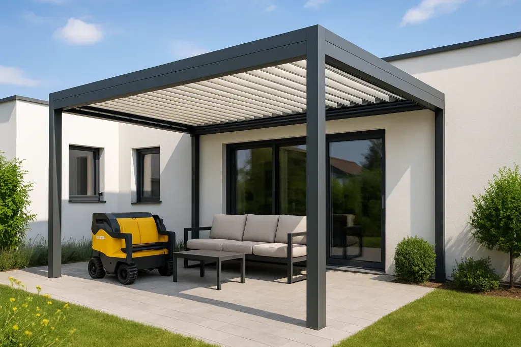 Pergole segmentowe jako nowoczesne zadaszenie tarasu
