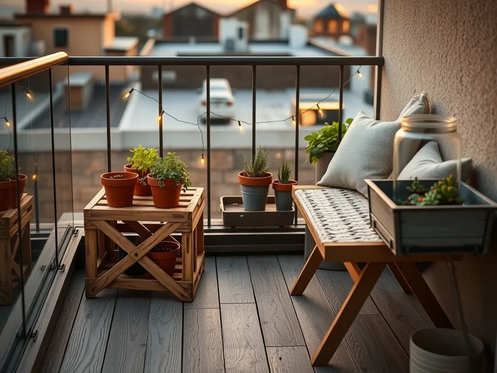 Balkon tanim kosztem, praktyczne pomysły i porady